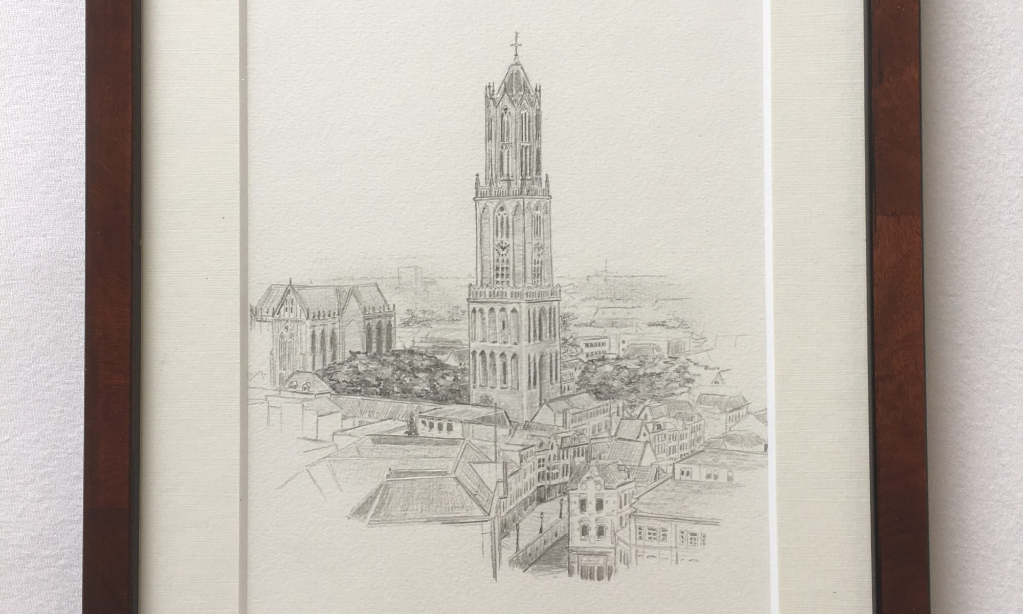 Stadsgezicht Utrecht met Domtoren